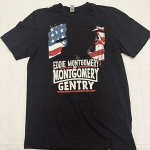 Eddie Montgomery Concert Tshirt In Black Size Medium